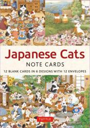 Japanese Cats - Note Cards : 12 Blank Cards in 6 Designs with 12 Envelopes
