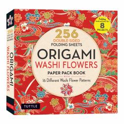 Origami Washi Flowers Paper Pack Book
