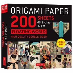 Origami Paper 200 Sheets Floating World 6 3/4 (17 Cm) : Tuttle Origami Paper: Double-Sided Origami Sheets with 12 Different Prints (Instructions for 6 Projects Included)