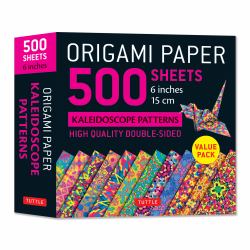 Origami Paper 500 Sheets Kaleidoscope Patterns 6 (15 Cm) : Tuttle Origami Paper: Double-Sided Origami Sheets Printed with 12 Different Designs (Instructions for 6 Projects Included)