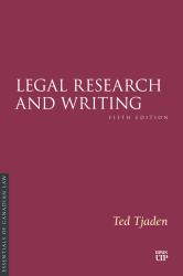Legal Research and Writing : Fifth Edition