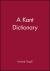 A Kant Dictionary