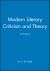 Modern Literary Criticism and Theory : A History