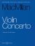 Violin Concerto : Reduction for Violin and Piano