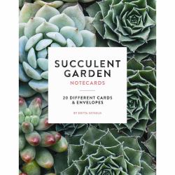 Succulent Garden Notecards : 20 Different Cards and Envelopes
