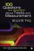 100 Questions (and Answers) about Tests and Measurement 100 Questions (and Answers) about Tests and Measurement