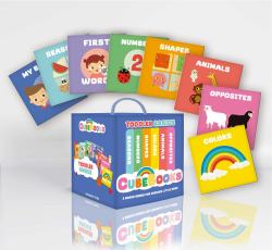 CubeBooks: Toddler Basics : 8 Board Books for Curious Little Ones
