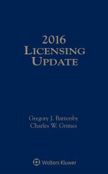 Licensing Update 2016