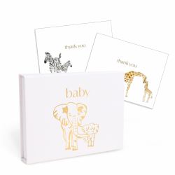 Baby: Thank You Notes : 12 Notecards and Envelopes