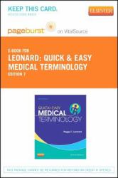 Quick and Easy Medical Terminology - Pageburst e-Book on VitalSource (Retail Access Card)