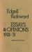 Essays and Opinions, 1921-1931