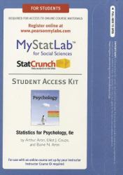 NEW Mylab Statistics with Pearson EText -- Standalone Access Card -- for Statistics for Psychology
