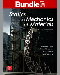 Package: Loose Leaf for Statics and Mechanics of Materials with 2 Semester Connect Access Card