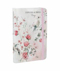 Flowers and Birds Peony A6 Notebook