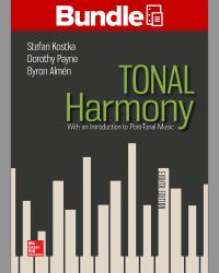 Gen Combo Looseleaf Tonal Harmony; Workbook Tonal Harmony