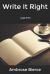 Write It Right : Large Print