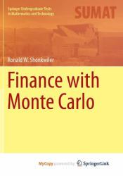 Finance with Monte Carlo