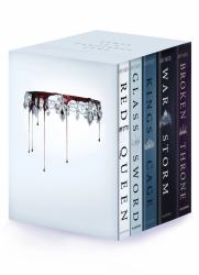 Red Queen 5-Book Paperback Box Set : Red Queen, Glass Sword, King's Cage, War Storm, Broken Throne