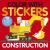 Color with Stickers: Construction : 10 Pictures to Make Includes Fun Facts!