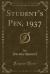 Student's Pen, 1937, Vol. 17 (Classic Reprint)
