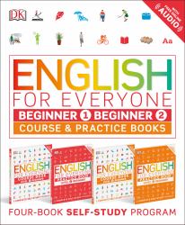 English for Everyone: Beginner Box Set : Course and Practice Books--Four-Book Self-Study Program