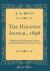 The Holston Annual 1898 : Official Record of the Holston Annual Conference, Methodist Episcopal Church, South; Seventy-Fifth Session, Held at Morristown, Tenn. , October 12-17, 1898 (Classic Reprint)