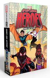 Marvel after-School Heroes Ready for Action! (Boxed Set) : Miles Morales Untangles a Web; Ghost-Spider's Unbreakable Mission; Shuri Takes Control; Reptil and Ghost-Spider Join Forces!