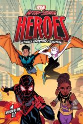Marvel after-School Heroes Ultimate Adventure Collection! : Miles Morales Untangles a Web; Ghost-Spider's Unbreakable Mission; Shuri Takes Control; Reptil and Ghost-Spider Join Forces!