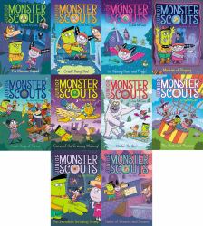 The Junior Monster Scouts Tiny-But-Terrifying Collected Set : The Monster Squad; Crash! Bang! Boo!; It's Raining Bats and Frogs!; Monster of Disguise; Trash Heap of Terror; Curse of the Crummy Mummy!; Chiller Thriller!; the Rottenest Reunion; the Incred