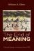 The End of Meaning : Cultural Change in America Since 1945