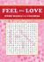 Feel the Love Word Search and Coloring