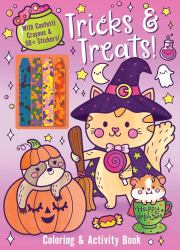 Tricks and Treats! Coloring and Activity with Confetti Crayons