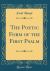 The Poetic Form of the First Psalm (Classic Reprint)