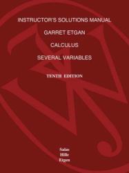 Calculus Combo : Instructor's Solutions Manual 10th Edition