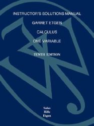 Calculus : One Variable Instructor's Solutions Manual