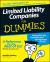 Limited Liability Companies For Dummies