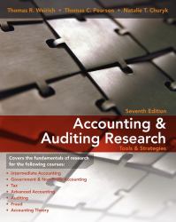 Accounting and Auditing Research : Tools and Strategies