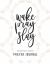 Prayer Journal : 3 Months Guided Diary to Blessing Praice & Gratitude 8. 5 X 11 Large Size (17. 54 X 11. 25 Inch) Notebook with Christian Bible Verse Quote: Wake Pray Slay