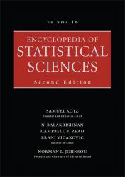 Encyclopedia of Statistical Sciences, Index, Volume 16