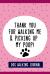 Thank You for Walking Me & Picking up My Poop!, Dog Walkers Journal : Fun 6 X 9 Blank Lined Journal for Record Keeping of Your Dog Walks, Dog Walker Sitter Gifts