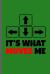 It's What Moves Me : Nerd Gaming Old Classic Electric Games 80's Retro Controller Video Games Computer Gaming Gamers Gift (6 X9 ) Lined Notebook Journal to Write In