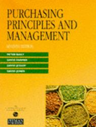 Purchasing Principles and Management
