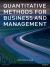Quantitative Methods for Business and Management