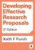 Developing Effective Research Proposals