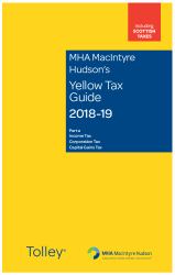 MHA MacIntyre Hudson's Yellow Tax Guide 2018-19
