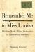 Remember Me to Miss Louisa : Hidden Black-White Intimacies in Antebellum America