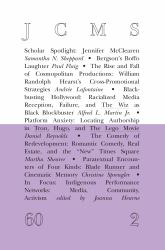 Journal of Cinema and Media Studies, Vol. 60, No. 2