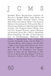 Journal of Cinema and Media Studies, Vol. 60, No. 4