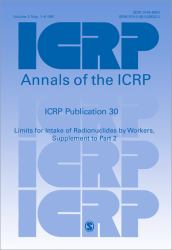 ICRP Publication 30 Vol. 5, No. 1-6, Pt. 2 : Limits for Intake of Radionuclides by Workers, Supplement to Part 2