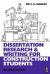 Dissertation Research and Writing for Construction Students Dissertation Research and Writing for Construction Students